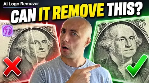AI Lab thumbnail: AI Logo Remover Tested: Can It Remove Moving Watermarks?